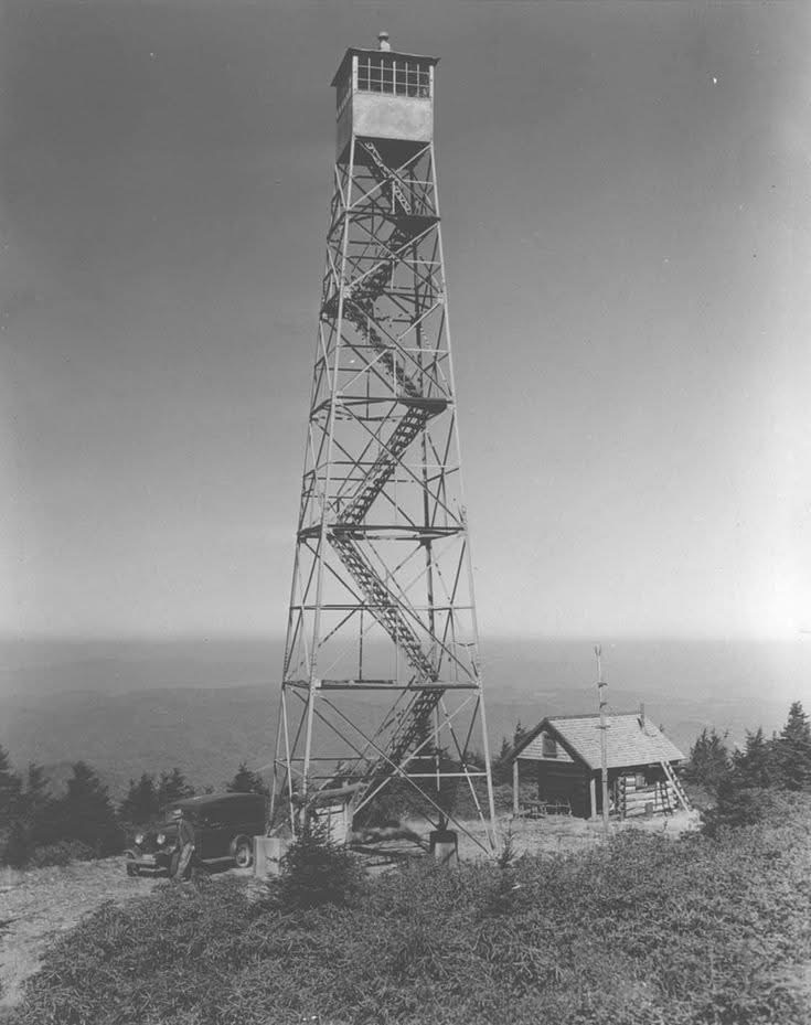 old roan mountain fire tower