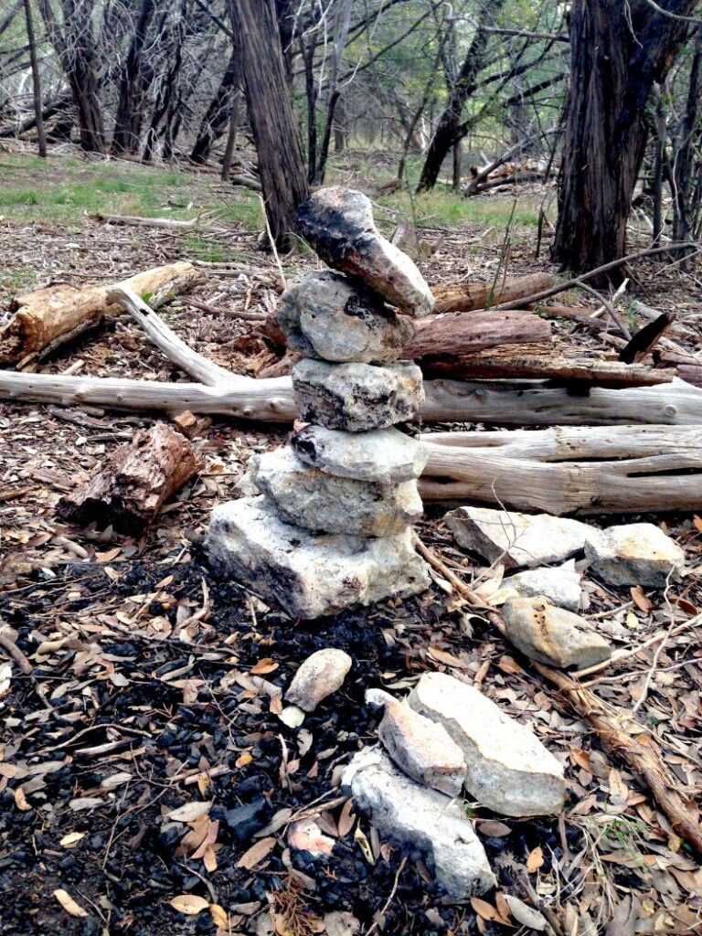 Rock Formation at Dana Peak Park near Fort Hood Texas