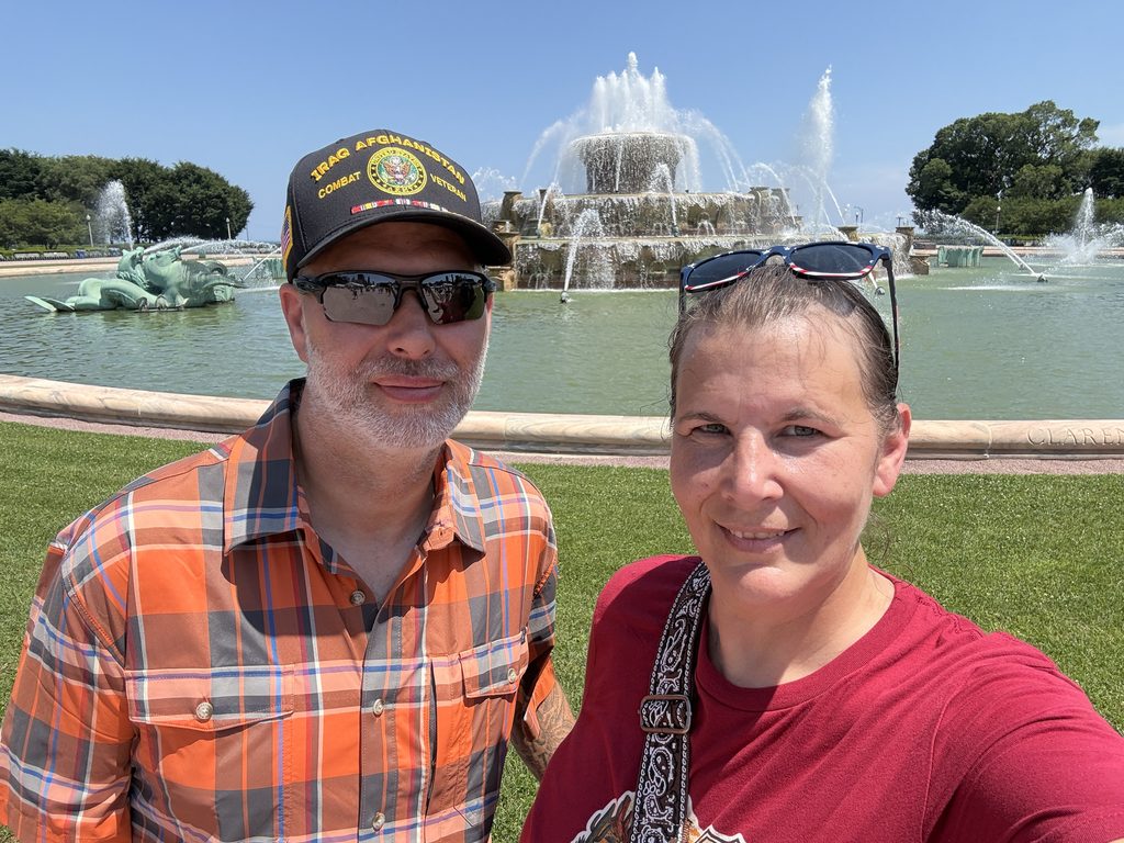 route 66 Clarence F Buckingham Memorial Fountain chicago nuttyhiker