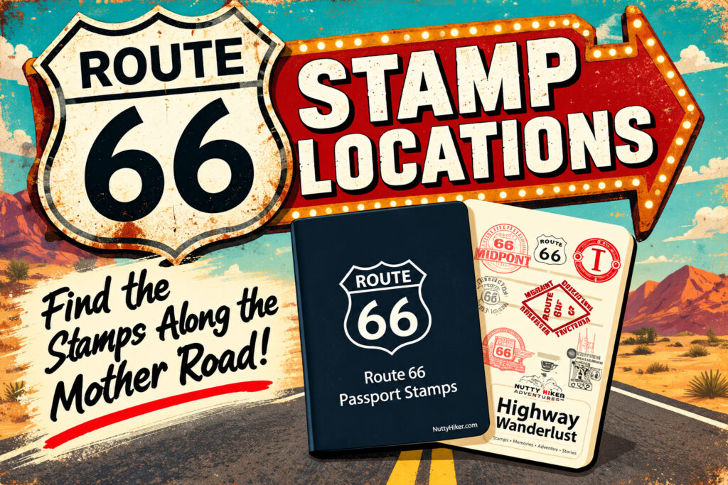 Route 66 Passport Stamp Locations blog image