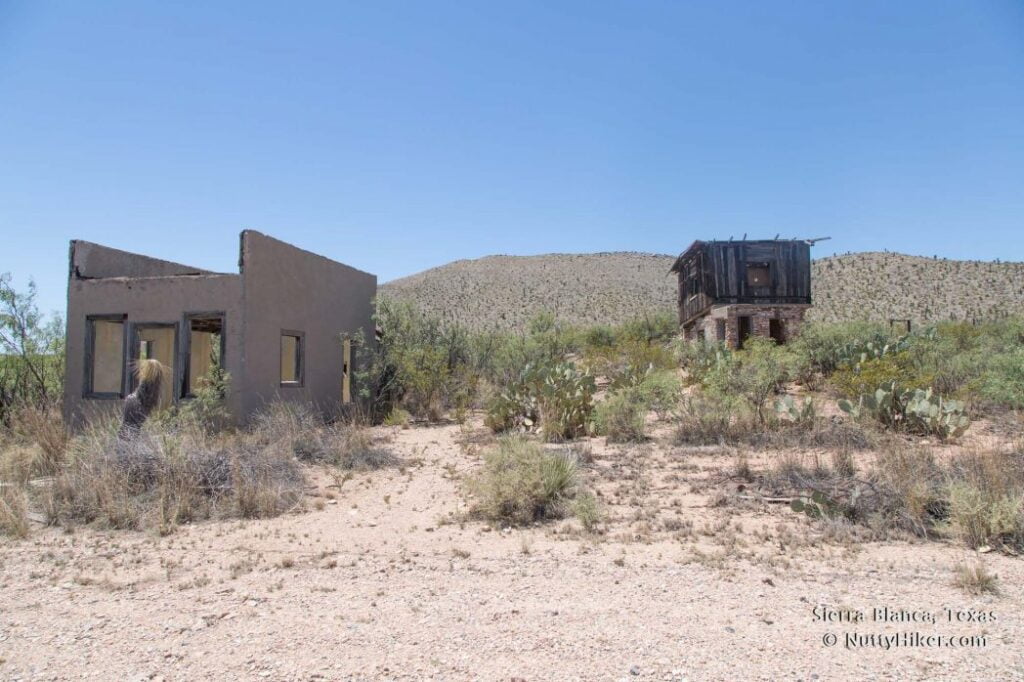 Old Building remnants in Sierra Blanca Texas.