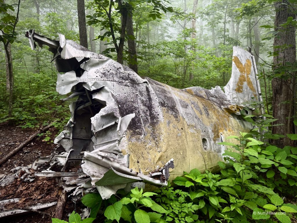 t-28 plane wreck on Humpback Mountain 