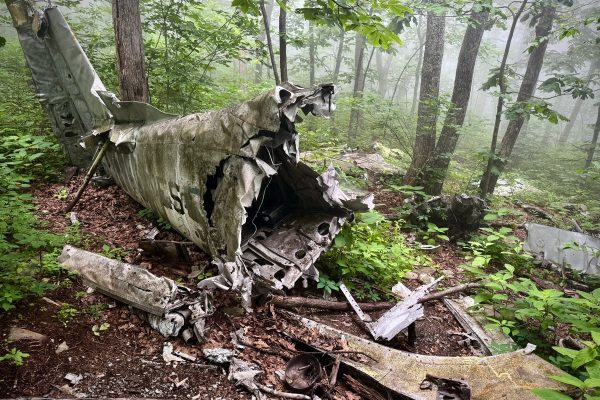 Hiking to a Military Plane Wreck on Humpback Mountain