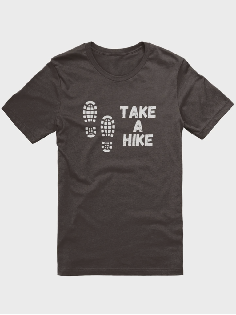 take a hike tshirt nuttyhiker