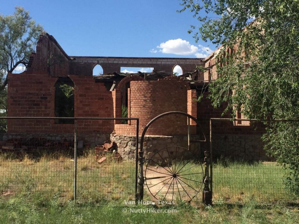 Van Horn Texas Old Abandoned building