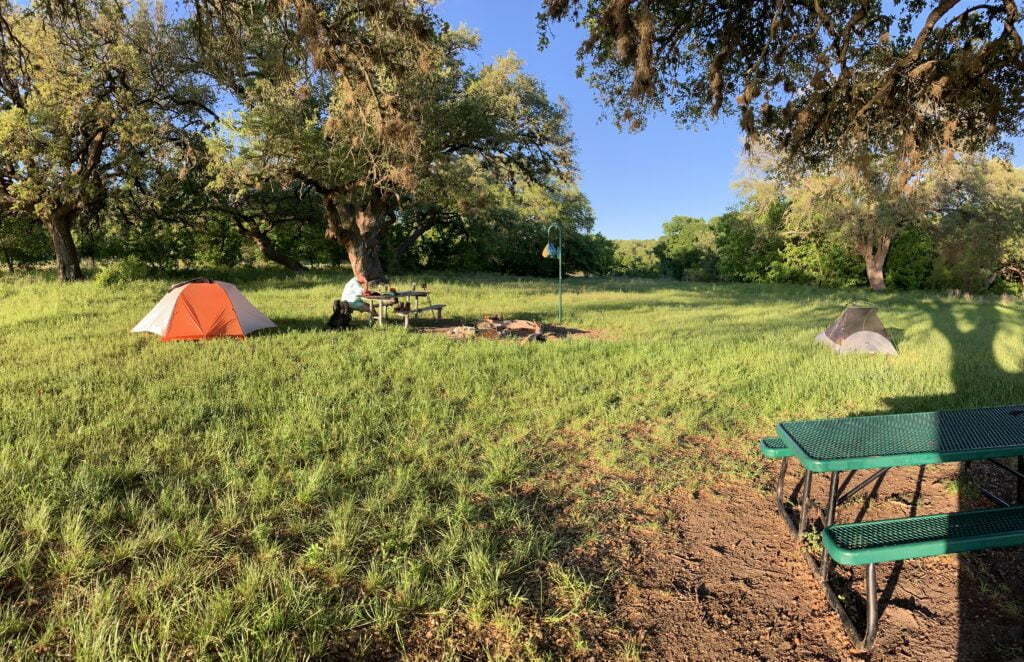 Walnut Creek campground on Goodwater Loop