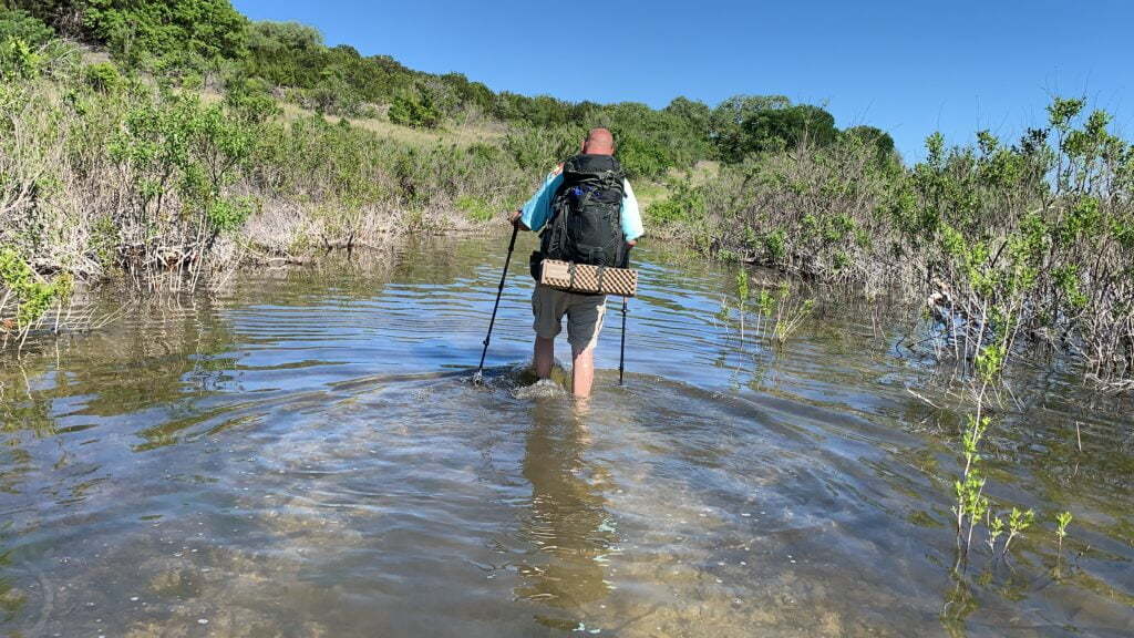 Water crossing on Goodwater Loop