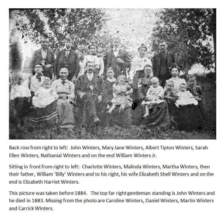 picture of the Winters Family